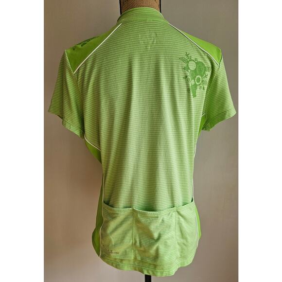 Pearl Izumi Full Zip Short Sleeve Bicycling Top Jersey 3 Rear Pockets Sz XL - Picture 2 of 11
